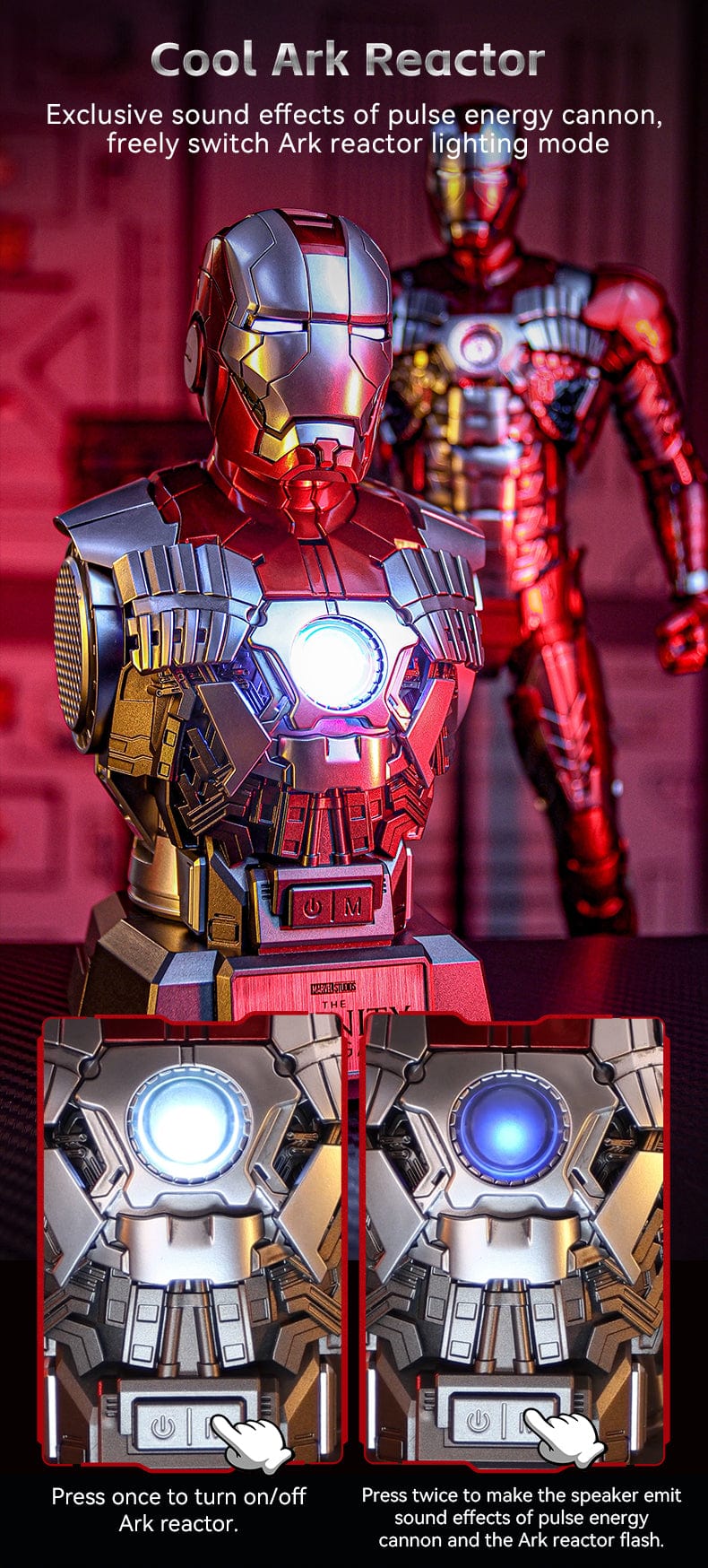 Killerbody Mk5 Pressure-relief Bust Bluetooth Speaker
