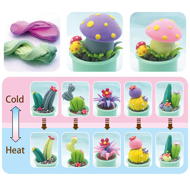 Magic Succulents—Ultra-light clay