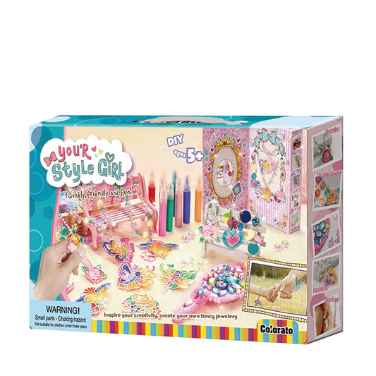 You'r Style Girl—水晶玻璃畫飾品