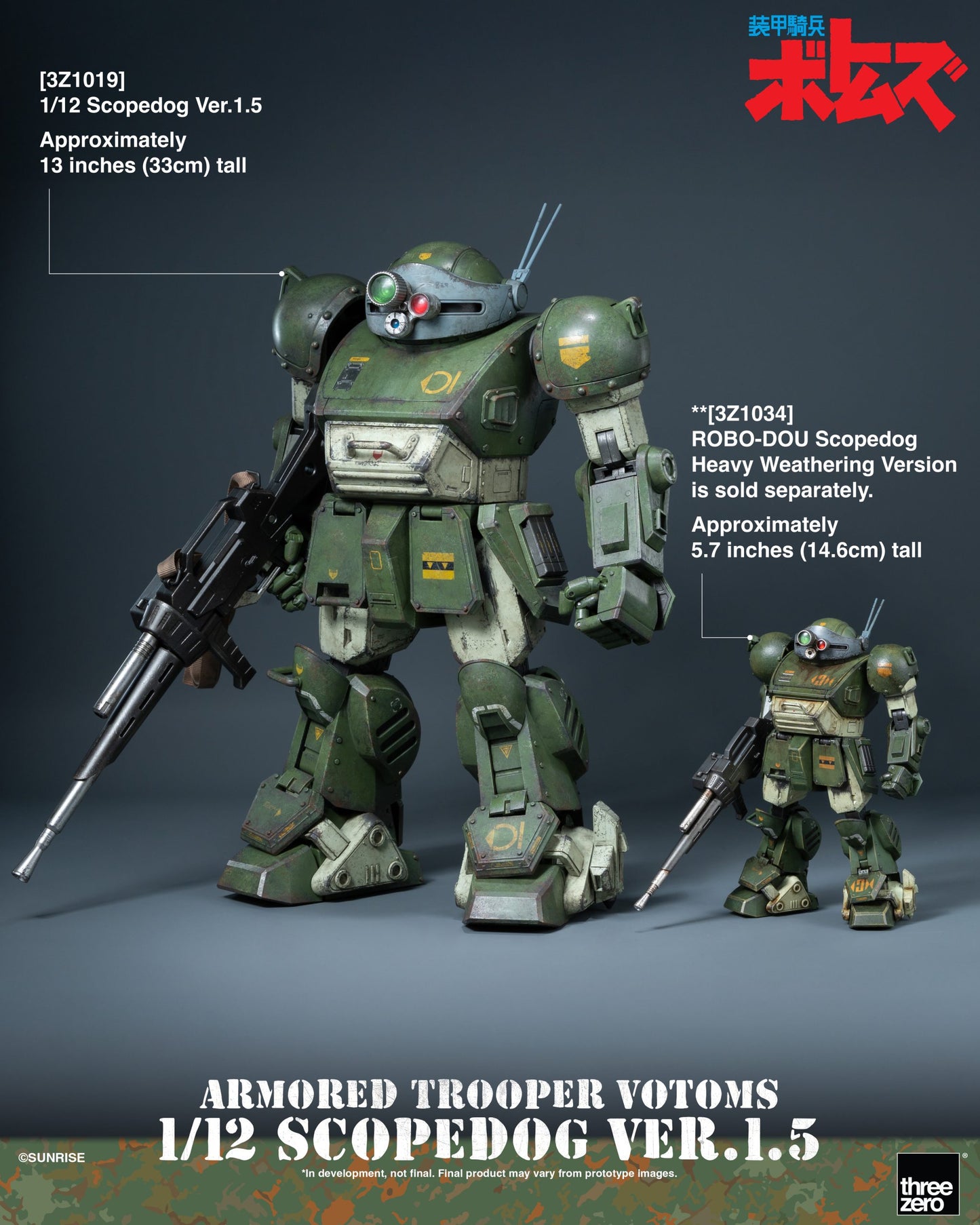 Armored Trooper VOTOMS 1/12 Scopedog Ver.1.5