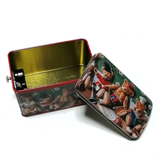 Rectangular Tin with Musical Movement