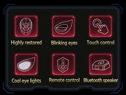 漫威 1:1 收藏版钢铁蜘蛛人穿戴头盔