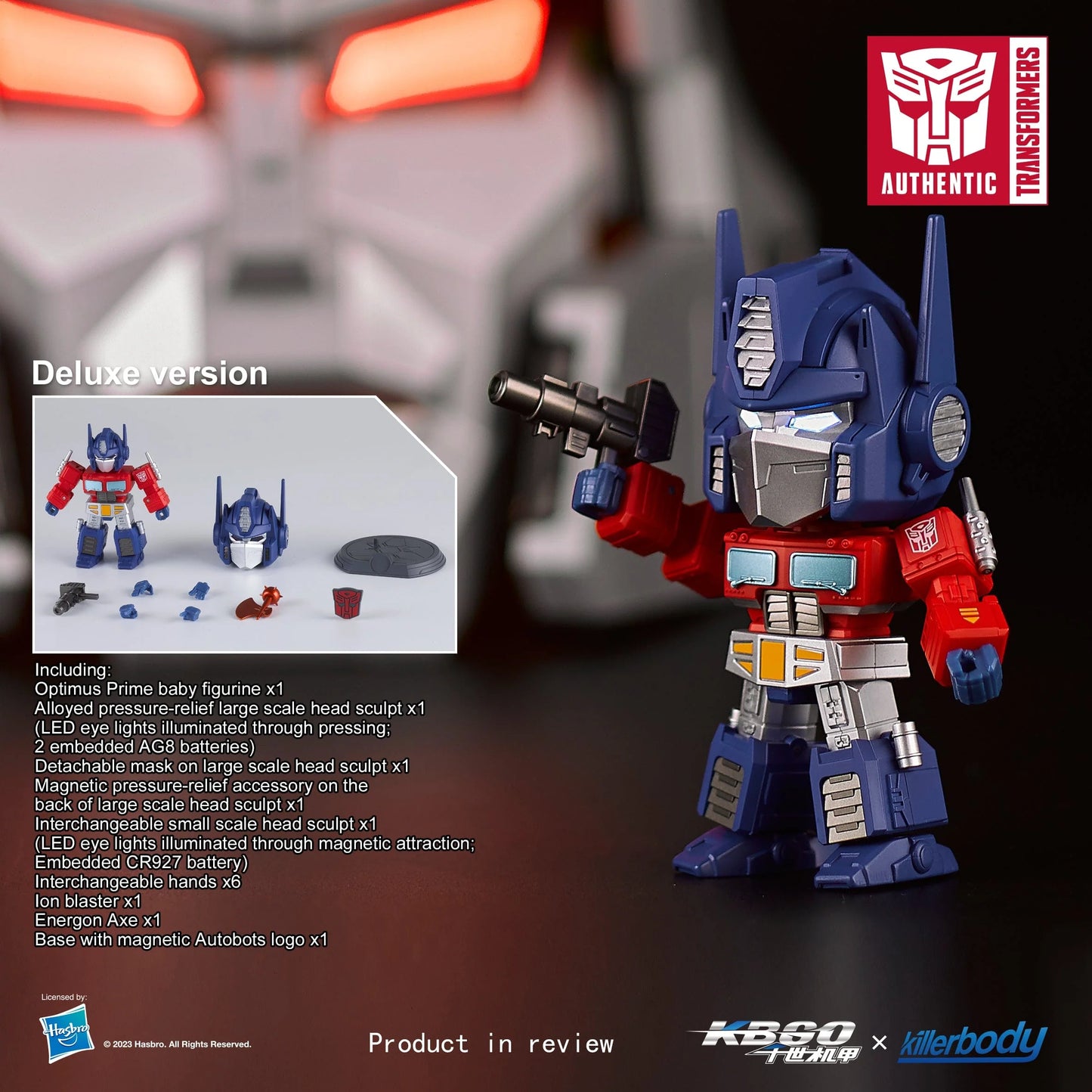 G1 Optimus Prime Collectible Action Figurine Deluxe Version
