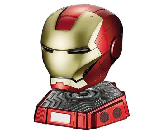 Killerbody 1: 1 Collectible Iron Man MK7 Wearable Helmet with Bluetooth Speaker Stand