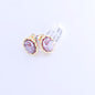 8x10mm red agate earrings