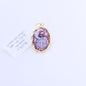 13x18mm red agate pendant