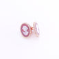 10x14mm red agate earring