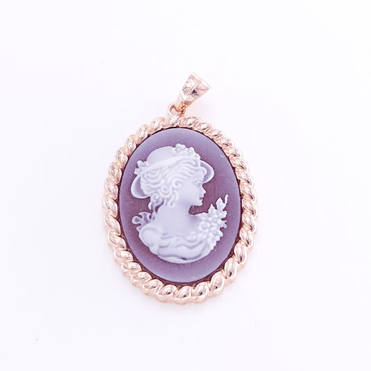18x25mm red agate pendant
