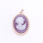 18x25mm red agate pendant