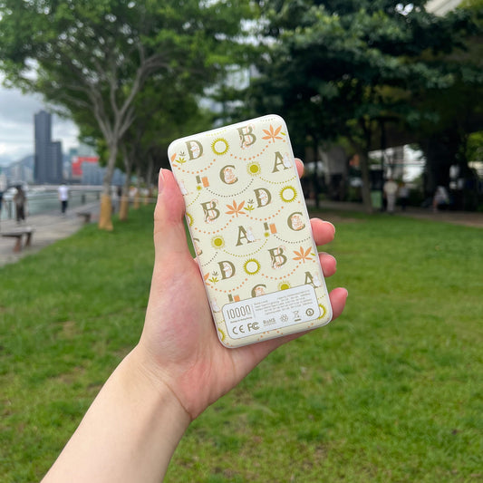 Moomin 10000mAh Fast Charge Built-in Cables Power Bank