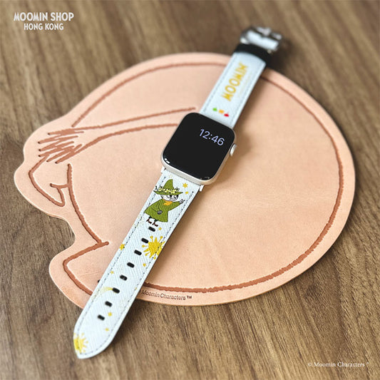 Moomin Apple Watch Bands (Snufkin Star 42/44/45mm)