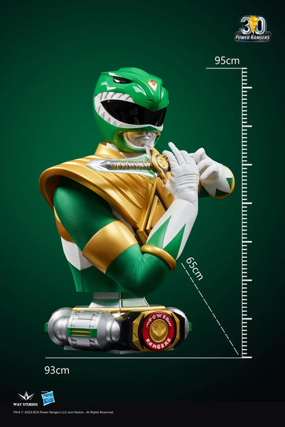 POWER RANGERS SERIES GREEN RANGER LIFE SIZE BUST