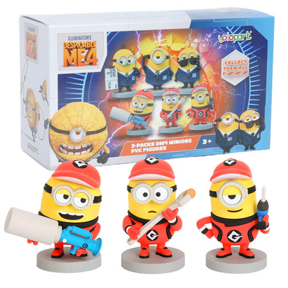 Despicable Me 4 Minions Toys - Secret Agent / Pit Crew Series