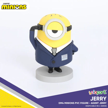 Despicable Me 4 Minions Toys - Secret Agent / Pit Crew Series