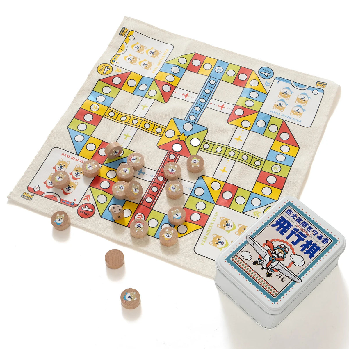 (AA476) P仔昭和鐵盒飛行棋