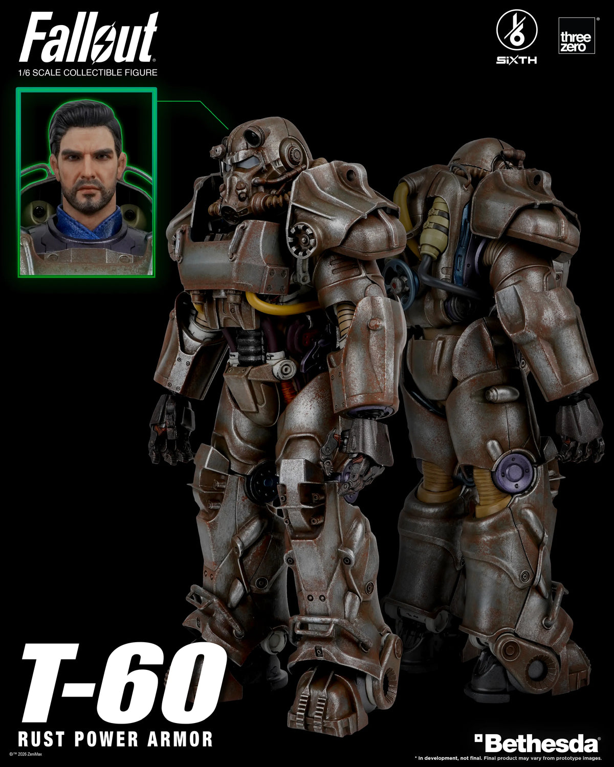 Fallout 1/6 T-60 Rust Power Armor