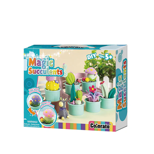 魔法多肉植物—超輕黏土