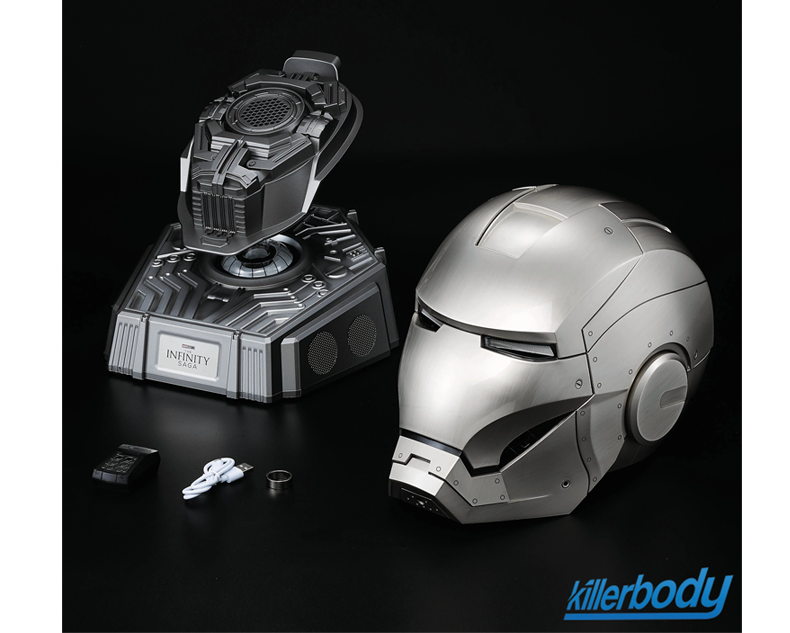 Killerbody 1: 1 Collectible Bluetooth Speaker Iron Man MK2 Wearable Helmet