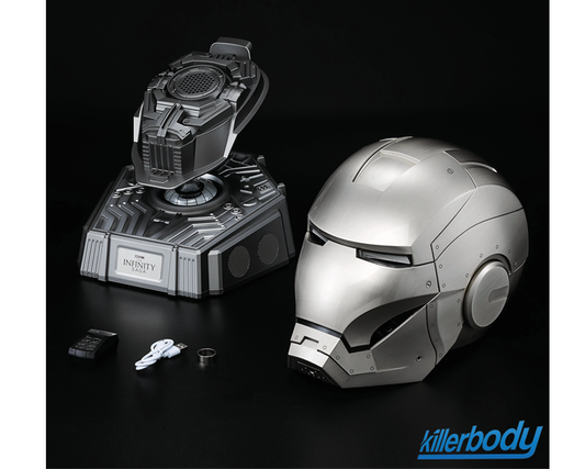 Killerbody 1: 1 Collectible Bluetooth Speaker Iron Man MK2 Wearable Helmet
