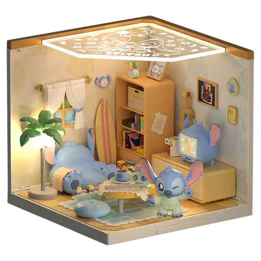 GOLDLOK Disney Stitch Building House DIY Toy