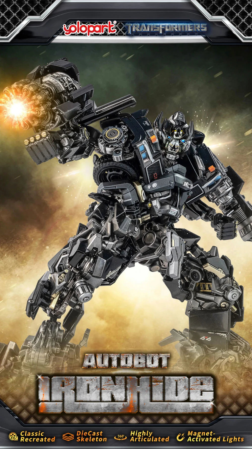 Transformers - 18cm Ironhide Model Kit - AMK PRO Series