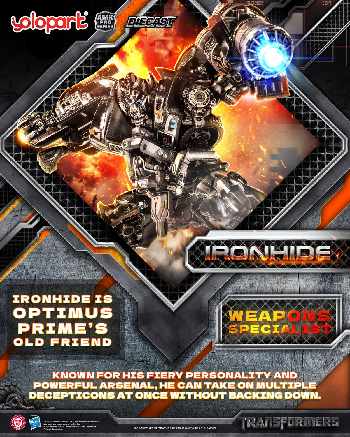 Transformers - 18cm Ironhide Model Kit - AMK PRO Series