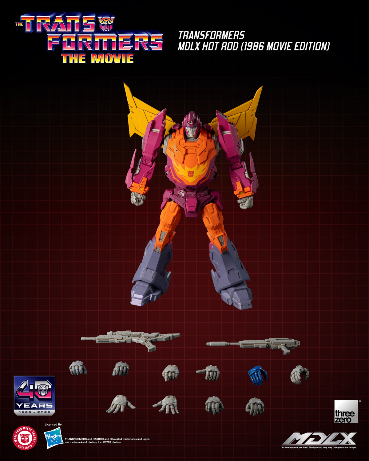 Transformers  MDLX Hot Rod (1986 Movie Edition)