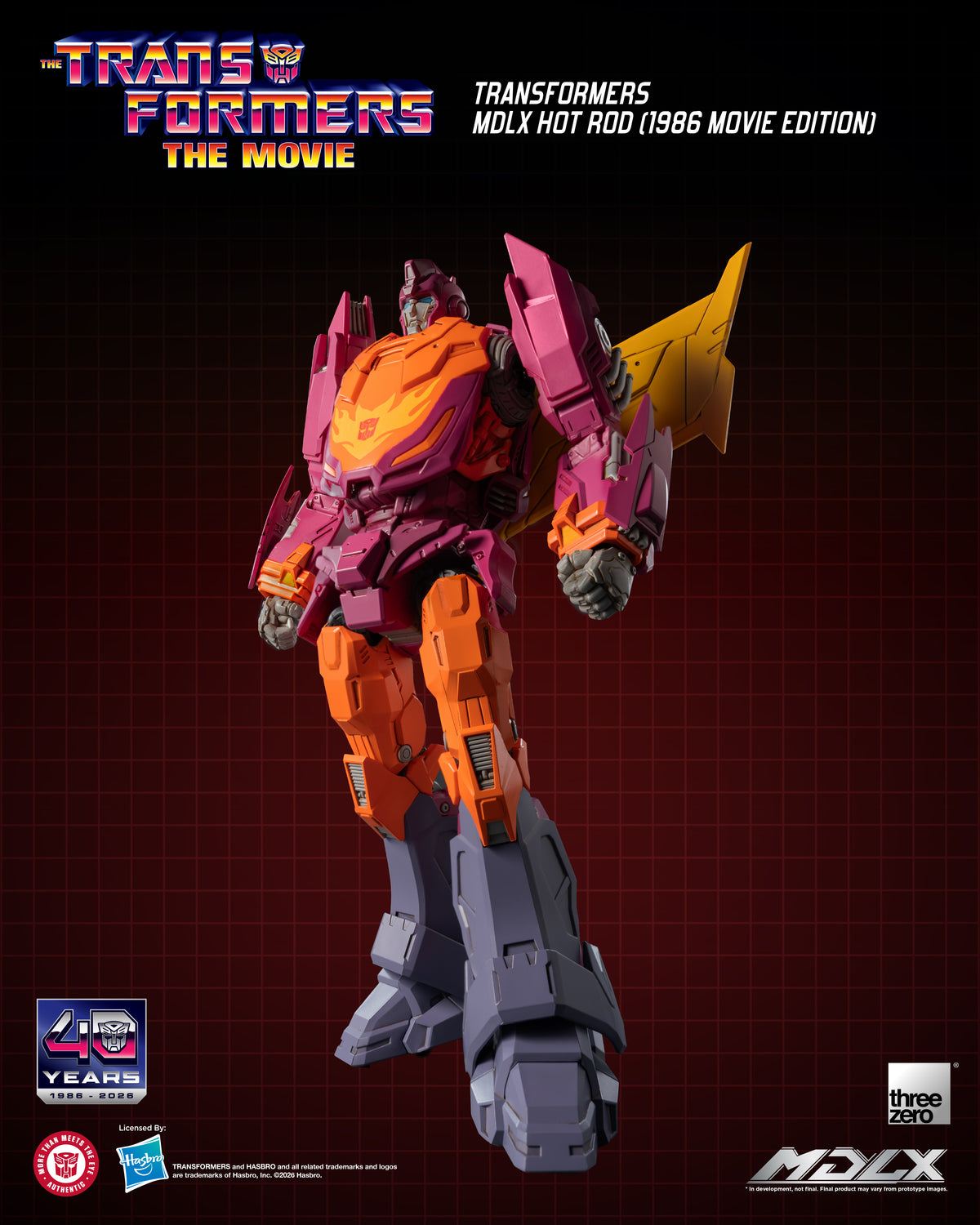 Transformers  MDLX Hot Rod (1986 Movie Edition)