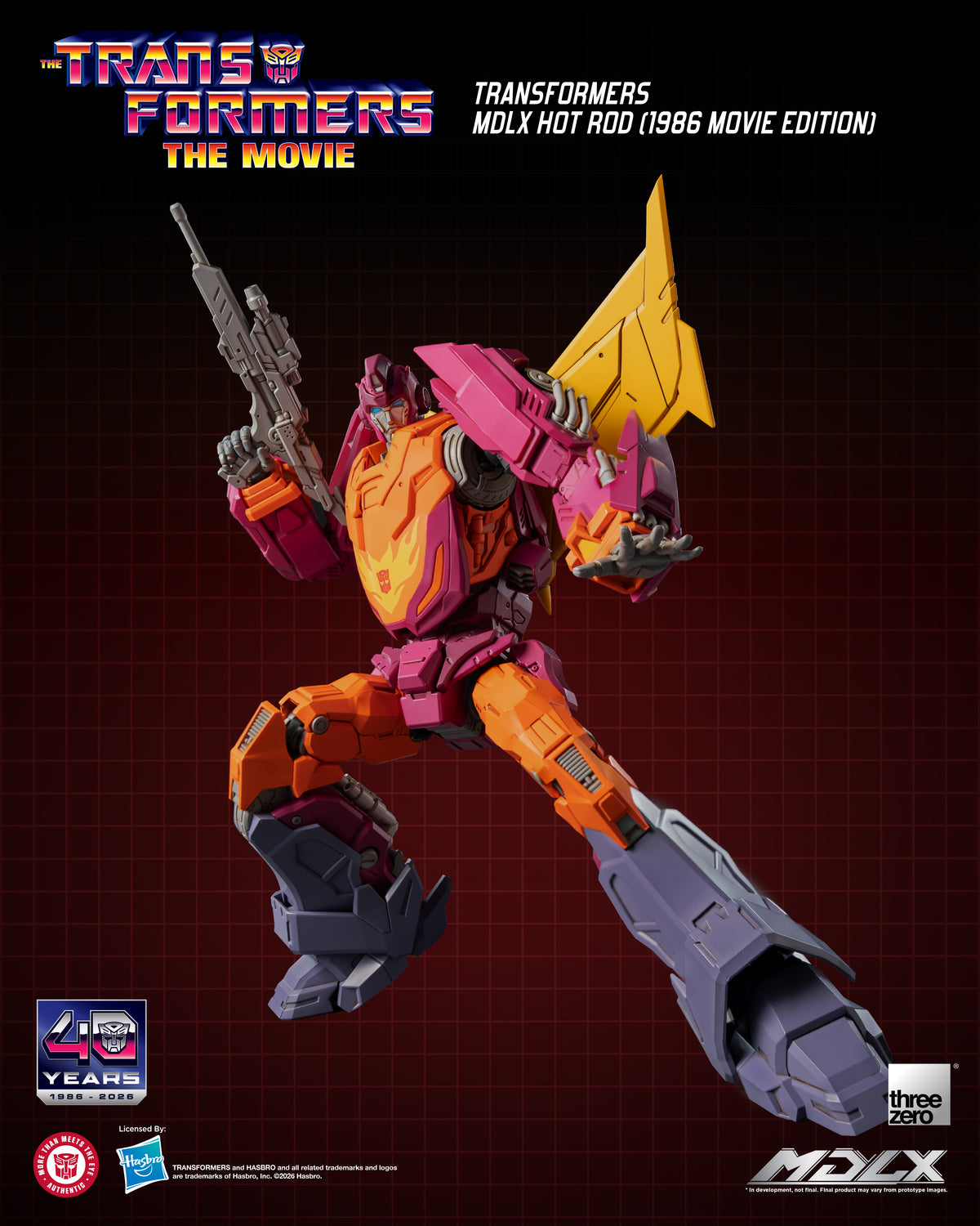 Transformers  MDLX Hot Rod (1986 Movie Edition)