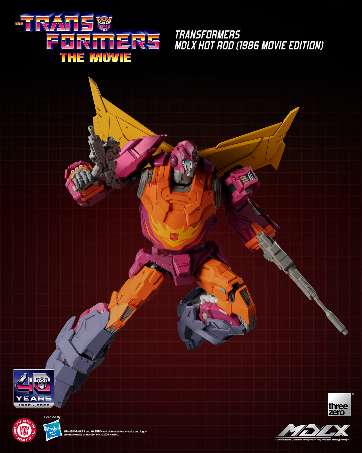 Transformers  MDLX Hot Rod (1986 Movie Edition)