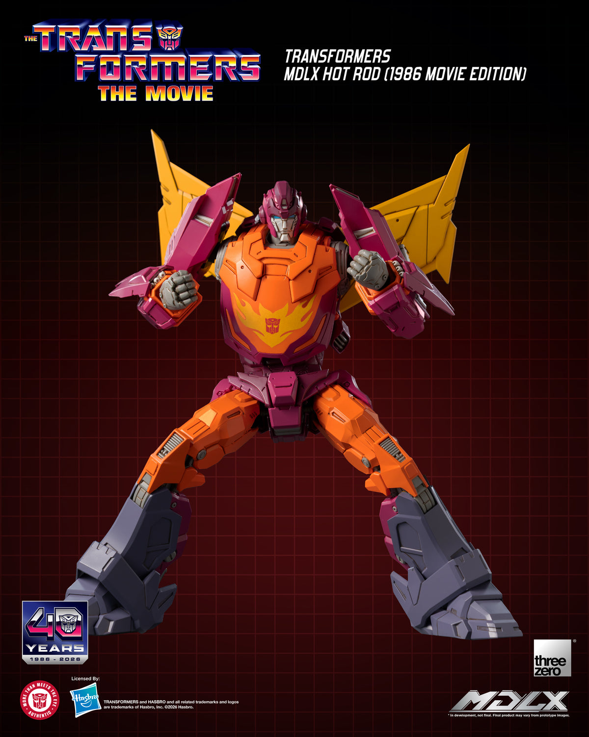 Transformers  MDLX Hot Rod (1986 Movie Edition)