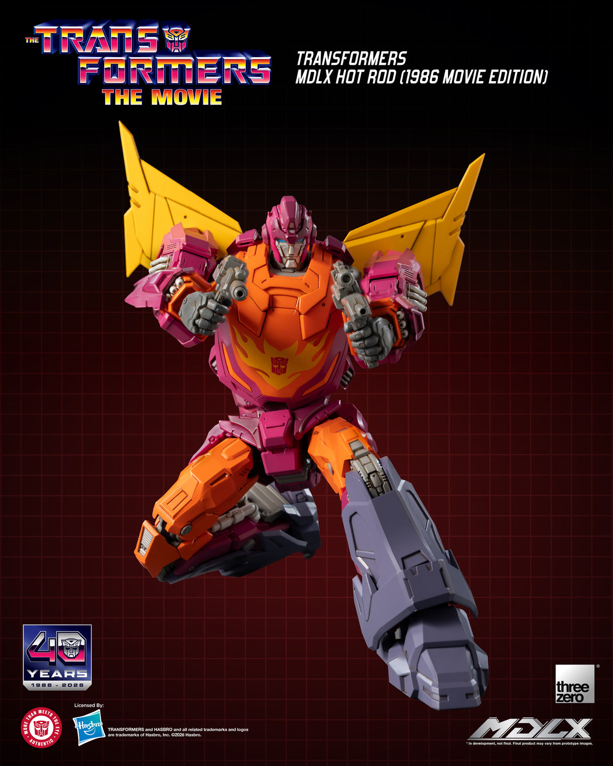 Transformers  MDLX Hot Rod (1986 Movie Edition)