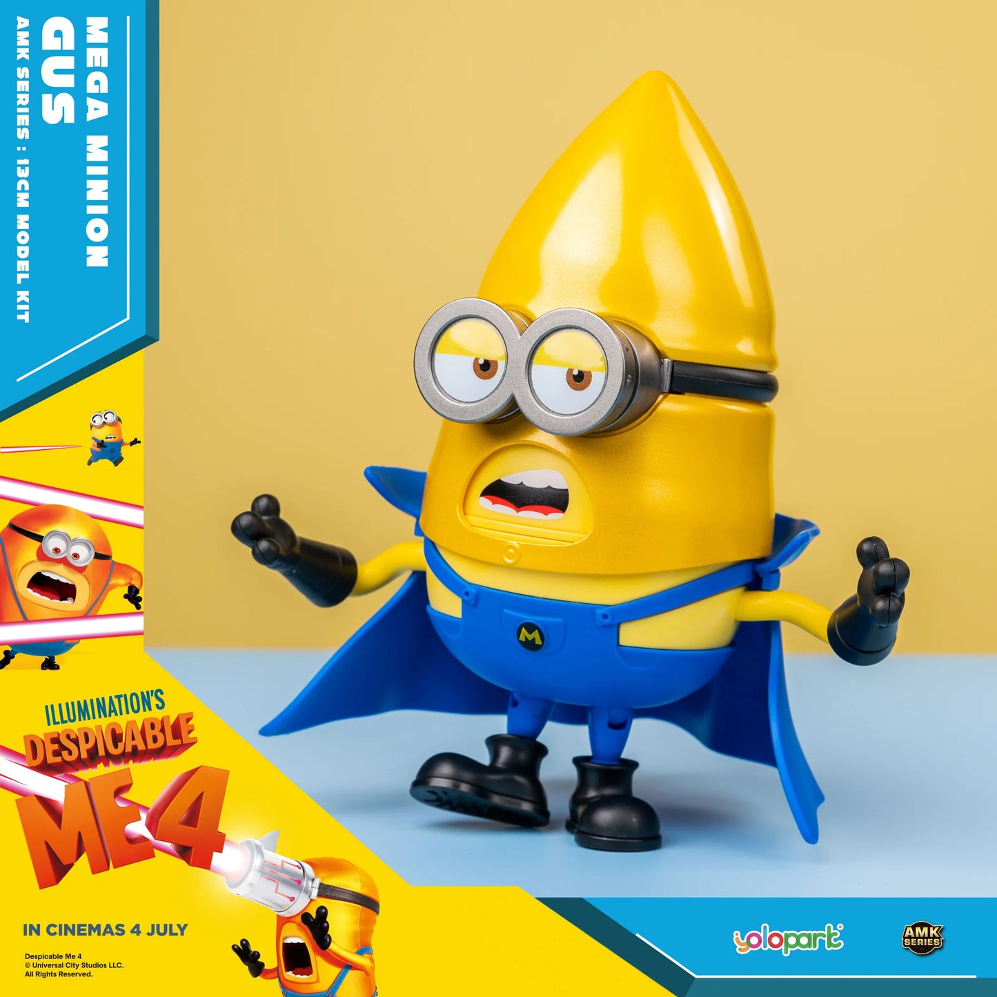 Despicable Me 4 - 12cm Mega Minion Gus Model Kit