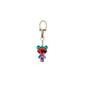 Bearcosmos Keychain Macaron Color Block Metal Electroplated Crystal Pendant Accessories