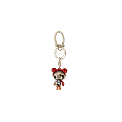 Bearcosmos Keychain Macaron Color Block Metal Electroplated Crystal Pendant Accessories
