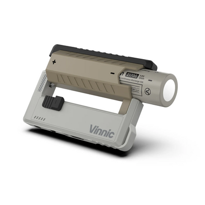 Vinnic Rendezvous 5,000mAh 可換電Type-C 直插式 雙輸出行動電源 (附21700電池兩枚)